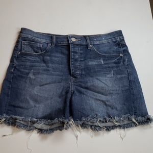 Express Shorts - Express cut off high waist denim shorts *read desc Express Shorts - Express cut off high waist denim shorts *read desc